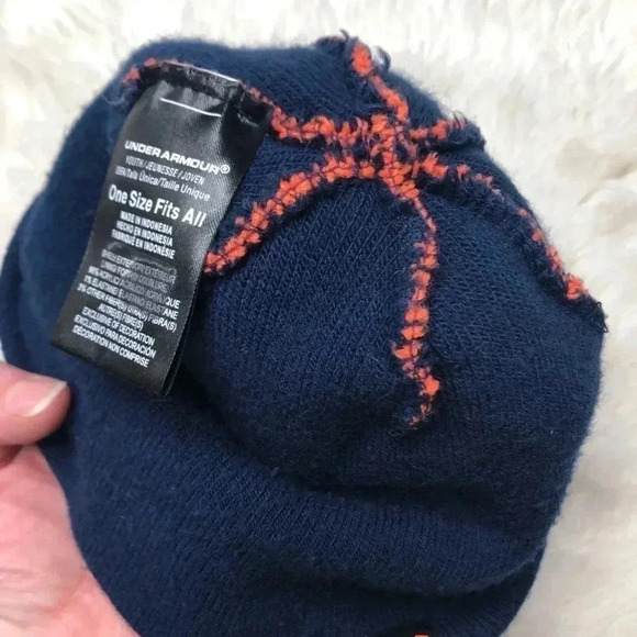 Under Armour Blue & Orange Winter Hat Size 2T - Picture 10 of 13